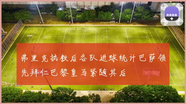 弗里克执教后各队进球统计巴萨领先拜仁巴黎皇马紧随其后